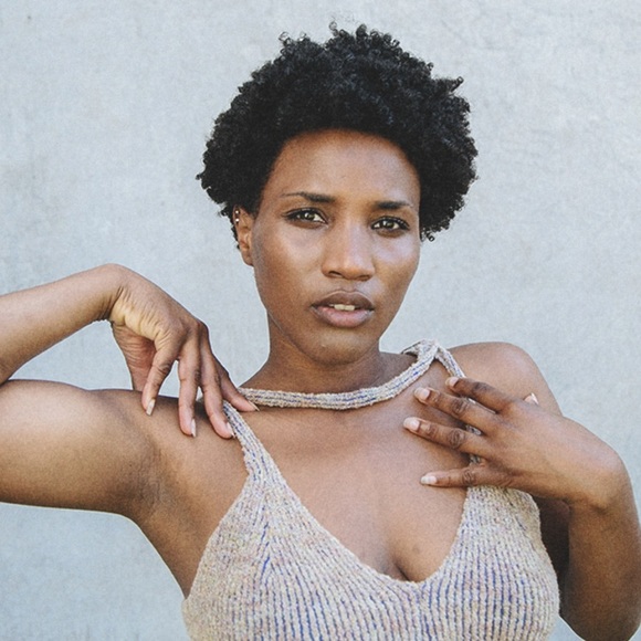 Eckhaus Latta Tops - Eckhaus Latta Décolleté Bouclé Knit Tank